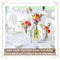 5pcs Clear Arch Table Numbers Blank Acrylic Sign with Stand Guest Name Tag~