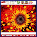 5D Kit Rhinestone Pictures DIY Abstract Flower Full Round Drill Diamond Pai