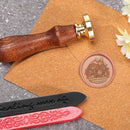 Flower Basket Retro Wax Seal Stamp Head Fire Paint for Wedding Card Making De