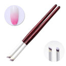 Nail Art Dye Drawing Pen Ombre Brushes UV Gel Polish Gradient Nail Brush