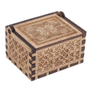 Retro Wooden Merry Christmas Music Box Storage Box Ornament Gift (Wood)