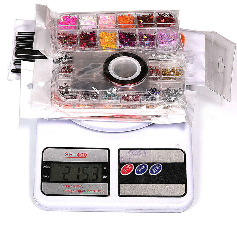 Nail Art Tools Kit Acrylic Nail Brush Painting Pen DIY Foil Manicure Accessor