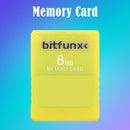 V1.966 Free McBoot 8MB Memory Cards for Sony PS2 Game Data Console (Yellow)