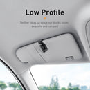 Baseus Car Sun Visor Sunglasses Clip Ticket Holder (Clamping Type Black)