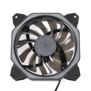Silent Cooler 120mm Dual Halo Hydraulic Bearing CPU Cooling Fan (Multicolor