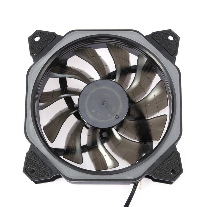 Silent Cooler 120mm Dual Halo Hydraulic Bearing CPU Cooling Fan (Multicolor