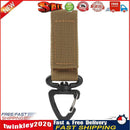 Triangle Backpack Hanging Buckle 360-Degree Rotation D-Shaped Hook (Khaki) Newly