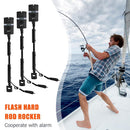 3pcs/lot Adjustable Flash Hard Rod Rocker 7 Colors Indicator Fishing Tackle