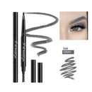 Double-End Waterproof Long-Lasting Eyebrow Pencil Eye Makeup Pens (Grey)