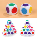 For TRPG DND Iidescent 16mm Glitter Dice Set Dices Six Sided Game Accessory