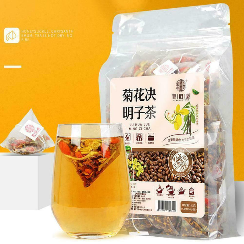 250g Chrysanthemum Cassia Tea Herbal Flower Herbs Tea F8F0