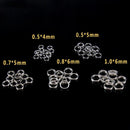 250pcs 5-Size High-carbon Steel Fishing Split Rings Double Loop Connectors