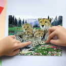 40 Slice Animal World Paper Cartoon Puzzle Educational Toys (1pc Random)