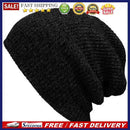 Korean Knitted Hat Women Men Autumn Winter Warm Soft Outdoor Crochet Beanie C