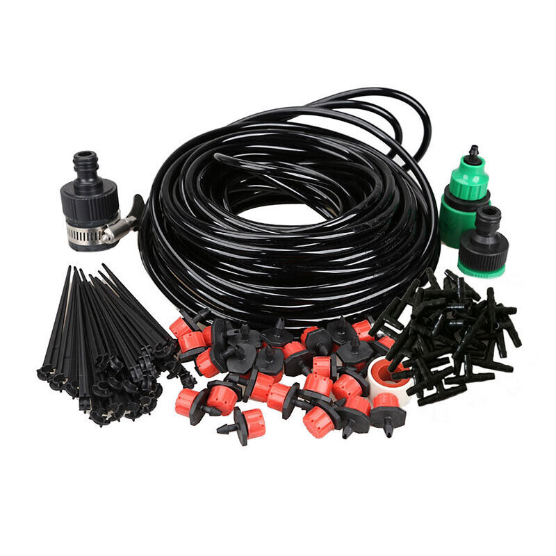 20m DIY Micro Drip Irrigation System Self Watering Garden Hose Kits