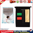 17-Key Deer Painted Mahogany Kalimba Portable Finger Thumb Piano Musical Newly