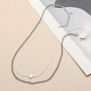 Love Heart for Women Foot Bracelets Anklets Women Plated Anklet Feet Jewelry