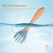 Baby Wooden Silicone Feeding Spoon Toddlers BPA-free Tableware (21) Newly