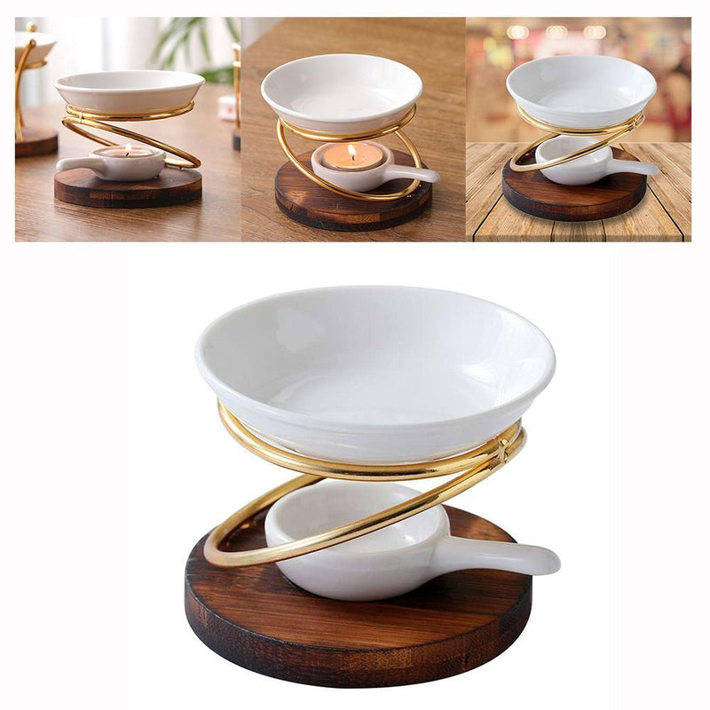 Essential Oil Lamp Tealight Holder Aroma Diffuser Aromatherapy Burner
