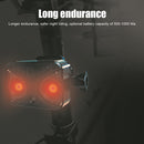 720P Mountain Bike Rearview Recorder 2 in 1 Waterproof Video Camera + LED Lights