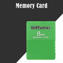 V1.966 Free McBoot 8MB Memory Cards for Sony PS2 Game Data Console (Green)
