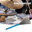 Jazz Drum Brushes Drum Sticks Telescopic Metal Handle Drum Accessories Part