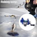 Winter Mini Baitcasting Boat Fishing Reel Roller Coil Fish Wheel (Blue) Newly