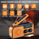 Flashlight Torch Weather Radio Dynamo Wind Up Solar Emergency Radio Hand Crank