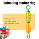 8x Sub Line Clip Silicone Anti Wrap Ring Connector Clamp Fishing Tackle (2)