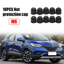 10pcs M6 Dome Plastic Hexagon Bolt Nut Protection Caps for Car Motorcycle Newly