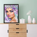 Full Embroidery Stamped European Beauty DIY 11CT Cotton Thread Cross Stitch Kit