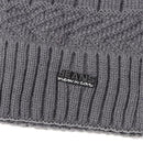 Windproof Anti-Cold Neck Scarf Beanie Hat Knitted Hat Muffler Hat Scarf Set