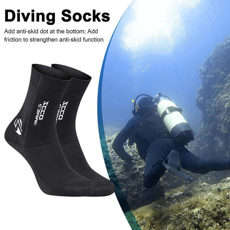 #A 3mm Neoprene Diving Socks Swim Scuba Surfing Warm Swimming Socks for Women Me