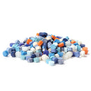 200pcs Retro Fire Paint Sealing Wax Tablet Pill Stamp Envelope (Blue)
