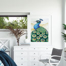 40x50cm Peacock Frameless Picture Oil Paint By Numbers Hand Painted Home Decor