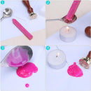 DIY Sealing Strip Branding Paint Stamp Seal Wax Beeswax Stick/Rose Red