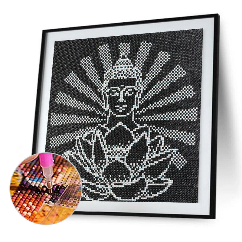Luminous 5D DIY Diamond Painting Full Drill Buddha Embroidery Mosaic Craft Kit