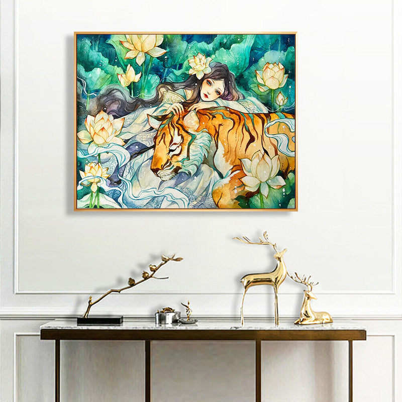 Oil Paint By Numbers Wall Art Posters Picture Craft Kit Gift Home Room Decor