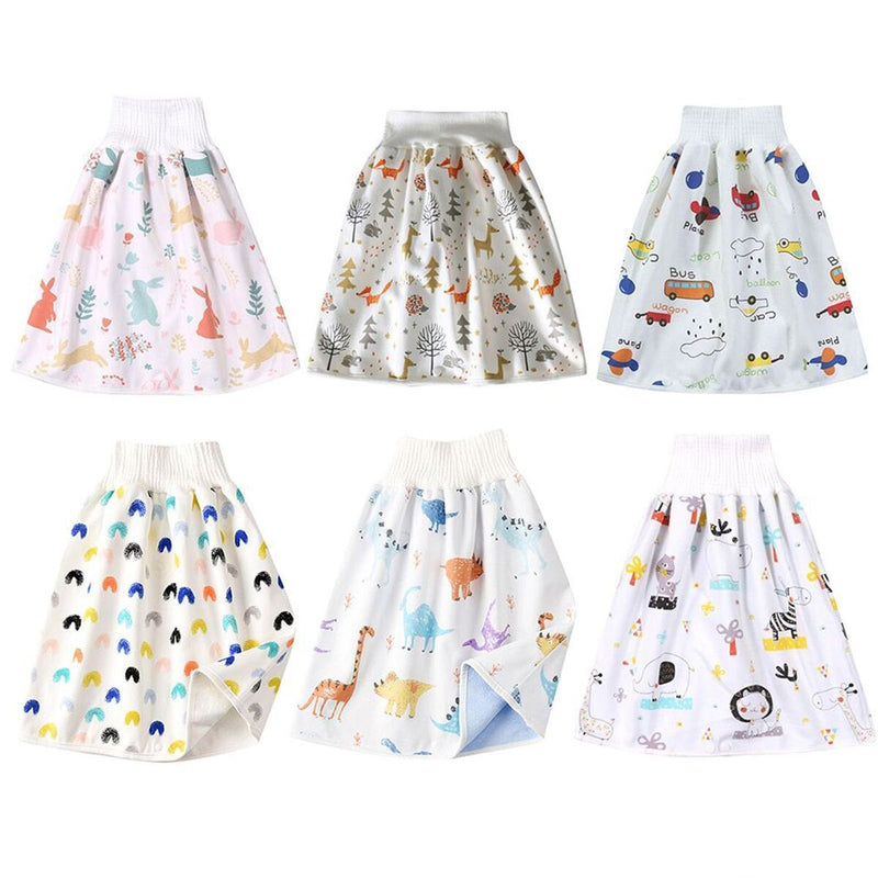 Diaper Skirt Shorts Anti Bed-wetting Toilet Training Pants Cotton Bamboo Fiber