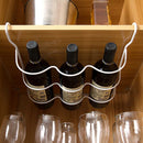 Fridge Organizer Kitchen Storage Rack Shelf Refrigerator Beer Wine Bottle Holder