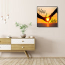 5D Diamond Painting Kit Sunset Love Hands Full Round Drill Rhinestone DIY Arts