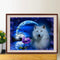 5D DIY Diamond Painting Kits Full Round Drill Snow Wolf Mosaic Wall Art Picture