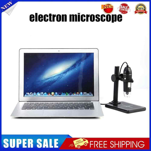 #A 8 Leds Digital Microscope HD Laboratory Microscope for Outdoor Camping Suppli