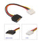 SATA 15pin Male IDE Big 4pin Hard Drive Cable Connector Power Cord