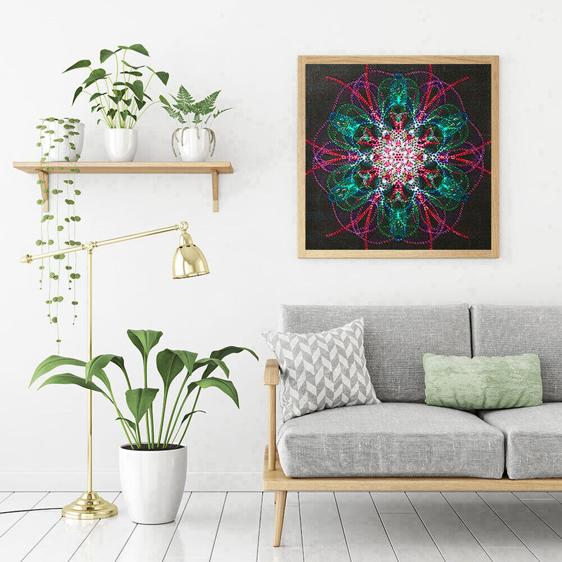 5D DIY Partial Special Shaped Drill Diamond Painting Mandala Decor (YK188)
