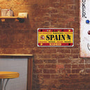 Spain Retro Metal Plate Tin Sign Plaque Poster for Bar Club Cafe Painting