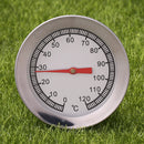 Stainless Steel Barbecue Grill Thermometer 0-120 Celsius Oven Temperature G
