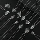 Crystal Vial Necklace Wishing Bottle Pendant Perfume Jar Pendant Lucky Charm