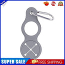 Sports Water Bottle Holder Buckle Carabiner Camping Towel Hook (Grey)