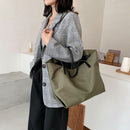 Simple Nylon Handbags Women Large Capacity Shoulder Bag Travel Shopping Totes